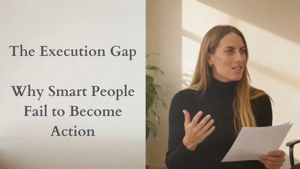 The Execution Gap: Why Smart People Fail to Become Action